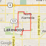 4 Mile North route map