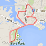 Foster to Washington to home route map