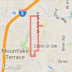 short sprinkler run route map