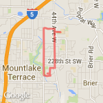 short sprinkler run route map