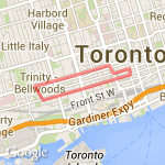 Liberty Village route map