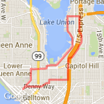 Eastlake-Lakeview route map