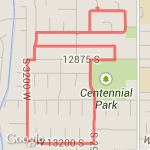 4 mile loop route map