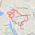 7.54 miles or 12k route map