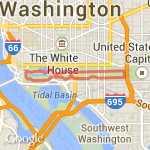 National Mall Running Route - Washington, DC route map