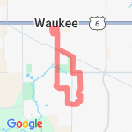 Easy 4 Miler route map