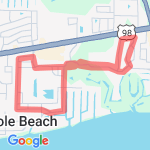 4 mile loop route map