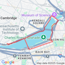 Cambridge - Boston Science Museum - 8.80 Km route in Boston