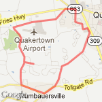 764 from Hillcrest route map