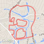 6.38 miles or 10k plus route map