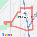 Sherman to 16th St Heights route map