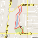 Light up Trail route map