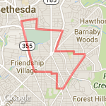Little Free Library Run route map