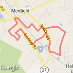 3.5 mile run route map