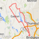 Sport Hill to North to Madison loop route map