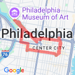 Davis Walking Philly route map