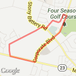 Ivy drive to corporate route map