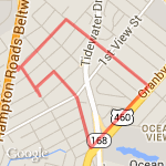 Midnight Stroll route map