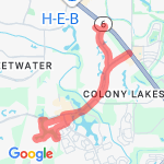 8 miles in Riverstone route map