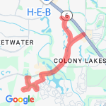 8 miles in Riverstone route map
