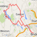 Morehouse to North Park to Reservoir route map