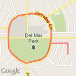 Round the park route map