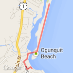 Ogunquit Beach route map