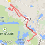 almost 8mile  route map