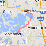 To Wayzata  route map