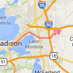 10 miles to Capital route map