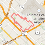 Work (long route east side) route map