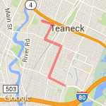 Hills to Selda's and back route map