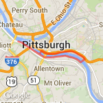 Work Jail Trail Run route map