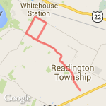 10 Miles in Branchburg route map