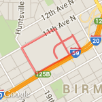 BJCC route 1 route map