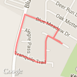 Short loop route map