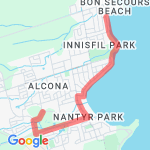 Along the lake route map