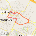 5.17 Mile from house route map