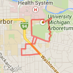 2.94 miles from Landmark route map