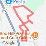 Daily 3 Miler route map