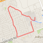 Town and Country route map