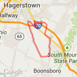 17 miler, Hagerstown route map
