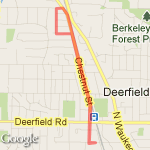 Short Route to North Avenue route map