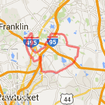 Wrentham 40 Boro route map