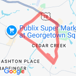 6 mile Eastside loop route map