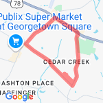 6 mile Eastside loop route map