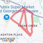 6 mile Eastside loop route map