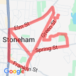 Main Street to Brookbridge route map