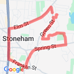 Main Street to Brookbridge route map