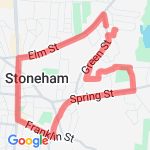 Main Street to Brookbridge route map